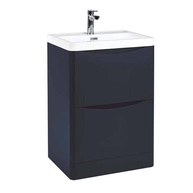 Scudo Bella 600mm Floorstanding Unit Only - Indigo Blue - BELLA - 600FLOORCAB - INDIGO - TAP 'N' SHOWER
