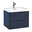 Scudo Bella 600mm Wall Mounted Vanity Unit Only - Indigo Blue - BELLA - 600WALLCAB - INDIGO - TAP 'N' SHOWER