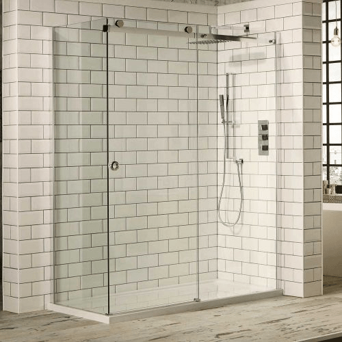 Frontline Aquaglass Sphere Sliding Shower Door 1600mm - Clear - BENDY - D9153 - 16 - TAP 'N' SHOWER