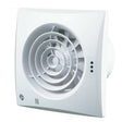 4" 100mm Blauberg Calm low noise white bathroom extractor fan with pull cord and energy efficient design