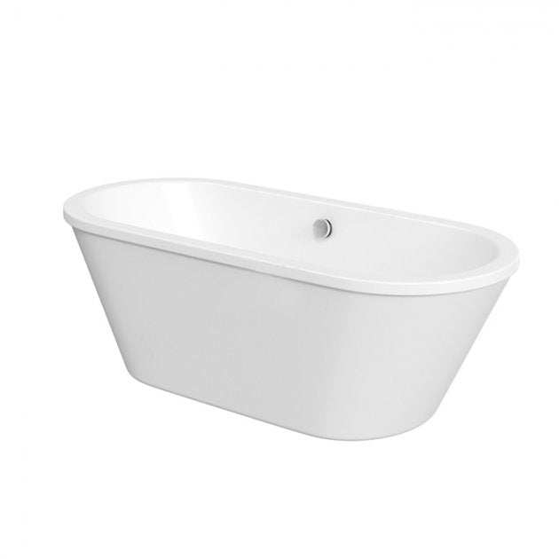 Essential Strand Modern Freestanding Bath 1800mm X 800mm - Acrylic
