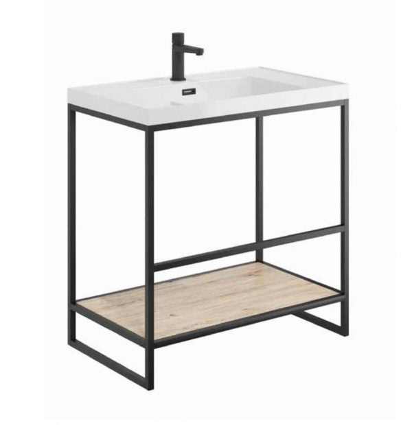 Scudo Boho SS Frame 800 - Black - BOHO - 800FRAME - TAP 'N' SHOWER