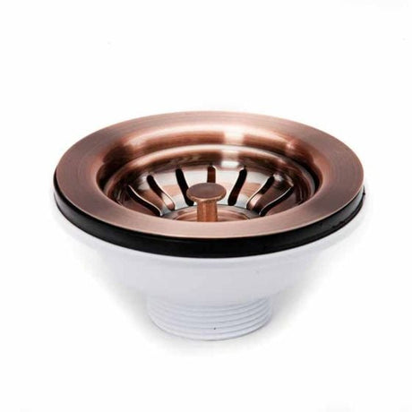 Prima Plus Brushed Copper Kitchen Sink Waste - BPR790 - TAP 'N' SHOWER