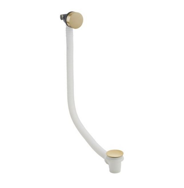 Britton Hoxton Bath Filler with Click Clack Waste - Brushed Brass - HOX.0351BB - TAP 'N' SHOWER