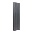 Scudo Bravo Designer Radiator Double 1600mm x 476mm - Anthracite - BRAV1600 - 48D - A - TAP 'N' SHOWER