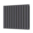 Scudo Bravo Designer Radiator Double 600mm x 750mm - Anthracite - BRAV60 - 75D - A - TAP 'N' SHOWER