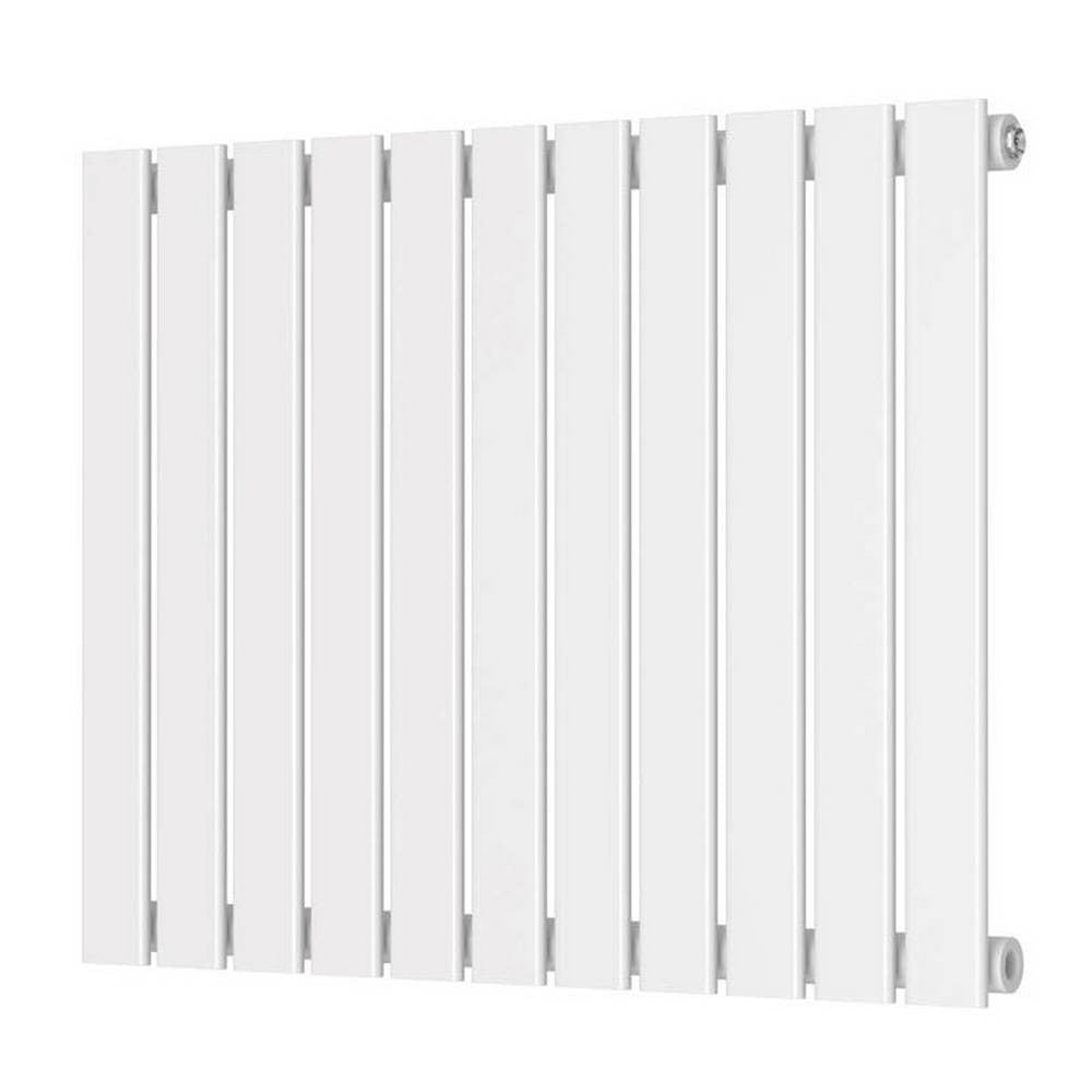 Scudo Bravo Designer Radiator Single 600mm x 750mm - White - BRAV60 - 75S - W - TAP 'N' SHOWER