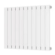 Scudo Bravo Designer Radiator Single 600mm x 750mm - White - BRAV60 - 75S - W - TAP 'N' SHOWER