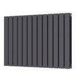 Scudo Bravo Designer Radiator Double 600mm x 886mm - Anthracite - BRAV60 - 89D - A - TAP 'N' SHOWER
