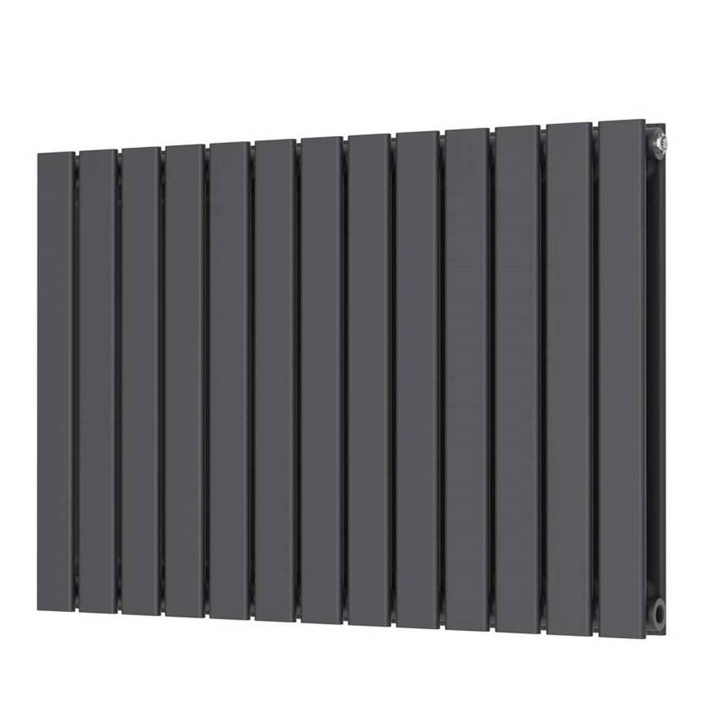 Scudo Bravo Designer Radiator Double 600mm x 886mm - Anthracite - BRAV60 - 89D - A - TAP 'N' SHOWER