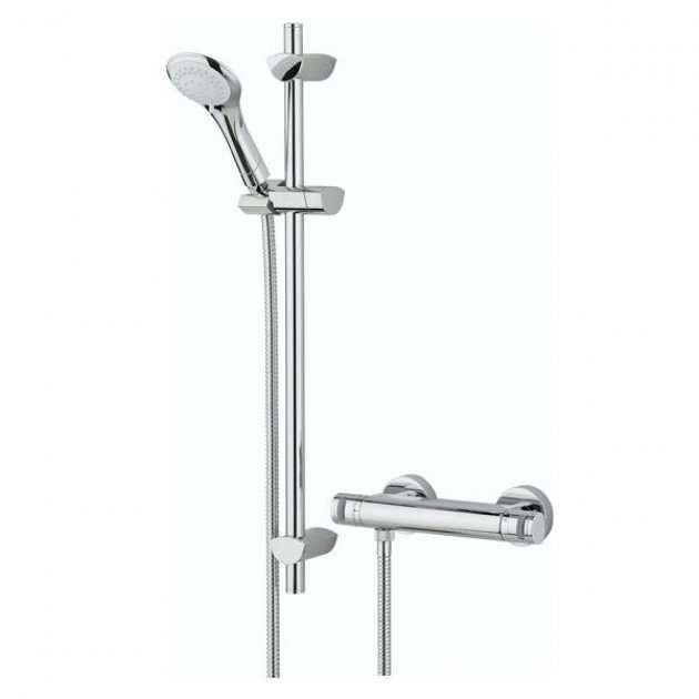 Bristan Artisan FastFit Modern Bar Mixer Shower with Multi Mode Shower Kit - Chrome -  AR2 SHXMTFF C