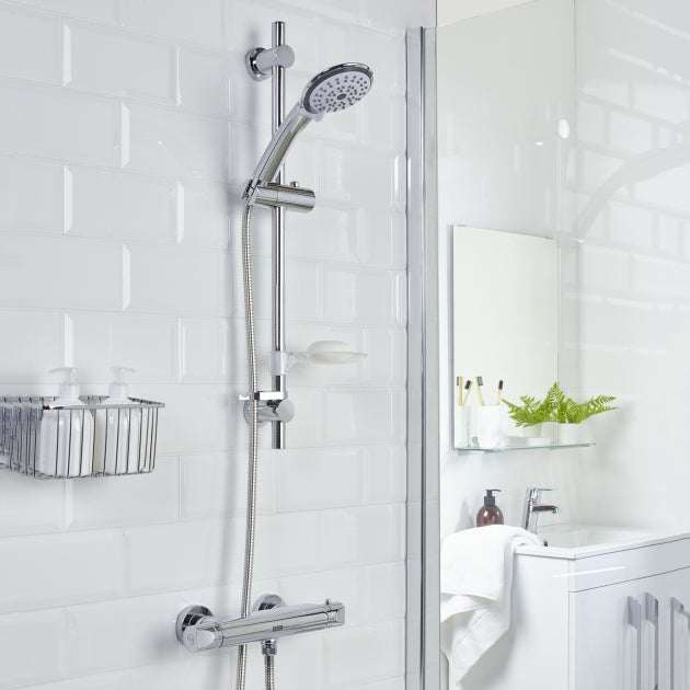 Bristan Artisan FastFit Modern Bar Mixer Shower with Multi Mode Shower Kit - Chrome - AR2 SHXMTFF C - TAP 'N' SHOWER