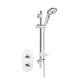 Bristan Artisan Dual Concealed Modern Mixer Shower with Shower Kit - Chrome - AR3 SHCMT C