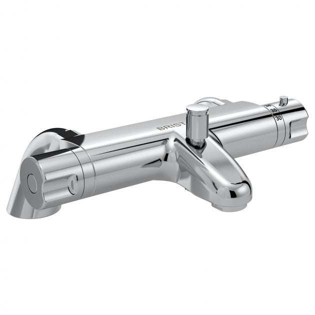 Bristan Assure Modern TMV2 Thermostatic Bath Shower Mixer Tap - Chrome - AS2 THBSM C - TAP 'N' SHOWER