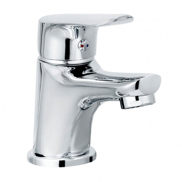Bristan Aster Basin Mixer with Clicker Waste - Chrome - AST BAS C - TAP 'N' SHOWER