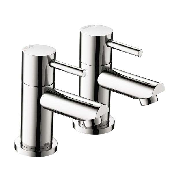 Bristan Modern Blitz Basin Taps Pair - Chrome - BTZ 1/2 C