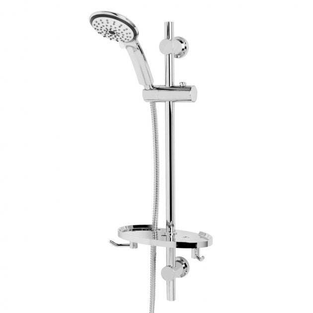 Bristan Casino Contemporary Shower Kit with 5 Function Large Handset - Chrome - CAS KIT04 C