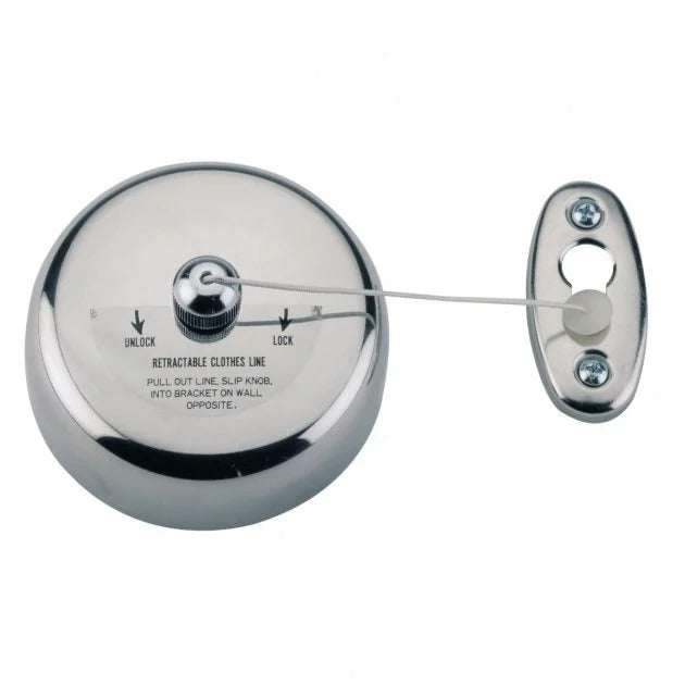 Bristan Extendable Contemporary Clothes Line - Chrome - COMP LINE C - TAP 'N' SHOWER