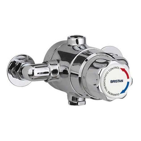 Bristan TS1503 Commercial Thermostatic Mixing Valve 15mm (No Shut-off) - Chrome - TS1503ECP-2000-MK