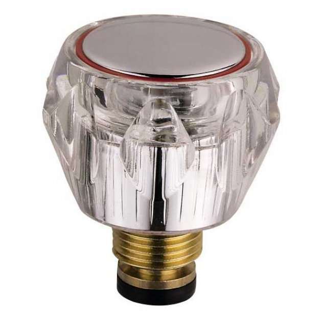 Bristan Contemporary Basin Tap Reviver with Acrylic Handles - Clear Acrylic - R 1/2 AC - TAP 'N' SHOWER