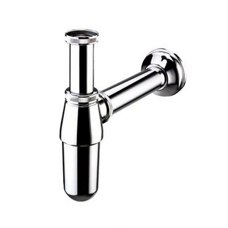 Bristan Contemporary Wall Mounted Basin Bottle Trap - Chrome - W BT C