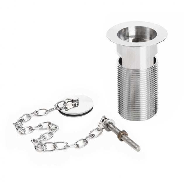 Bristan Contemporary Basin Waste with Plug Slotted - Chrome - W BASIN02 C - TAP 'N' SHOWER