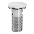 Bristan Contemporary Round Clicker Basin Waste Slotted - Chrome - W BASIN04 C