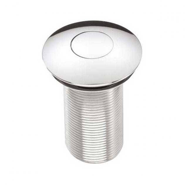 Bristan Unslotted Round Push Basin Waste (For Basins with No Overflow) - Chrome - W BASIN09 C - TAP 'N' SHOWER