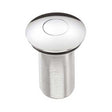 Bristan Unslotted Round Push Basin Waste (For Basins with No Overflow) - Chrome - W BASIN09 C