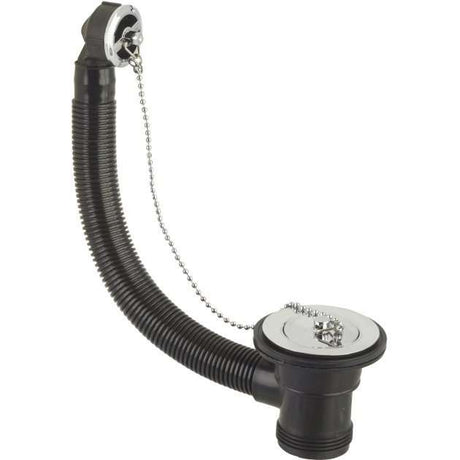 Bristan Traditional Round Vanity Basin Waste Slotted - Chrome - W BASIN15 C