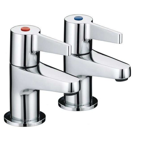 Bristan Design Modern Utility Lever Bath Taps - Chrome Plated - DUL 3/4 C