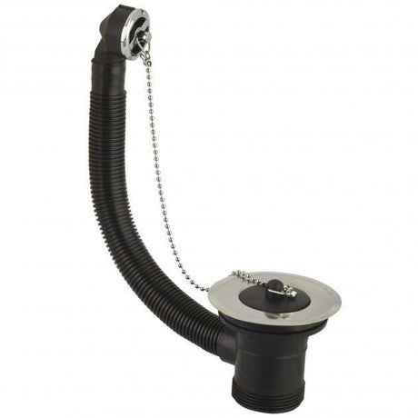 Bristan Economy Contemporary Kitchen Sink Waste Plug and Chain - Chrome - W SNK1 C
