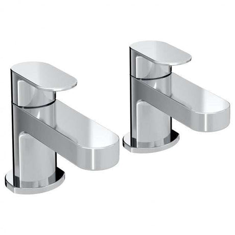 Bristan Frenzy Modern Basin Taps Pair - Chrome - FRZ 1/2 C