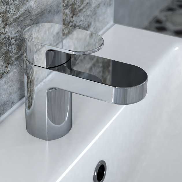 Bristan Frenzy Modern Clicker Waste Basin Mixer Tap - Chrome - FRZ BAS C