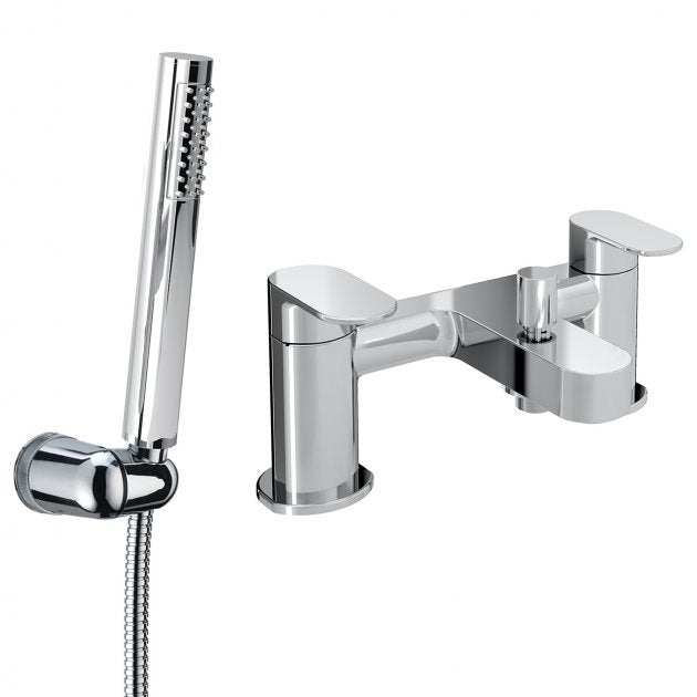 Bristan Frenzy Modern Bath Shower Mixer Tap - Chrome - FRZ BSM C - TAP 'N' SHOWER