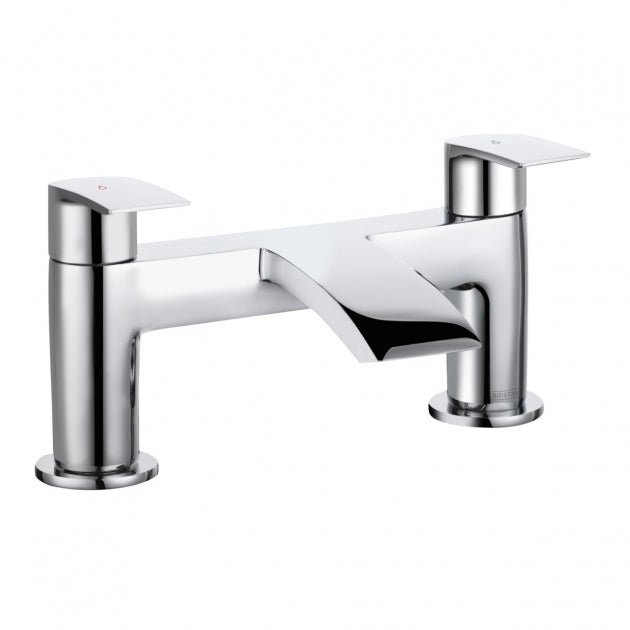 Bristan Gild Bath Filler Tap Pillar Mounted - Chrome - GLD2 BF C - TAP 'N' SHOWER