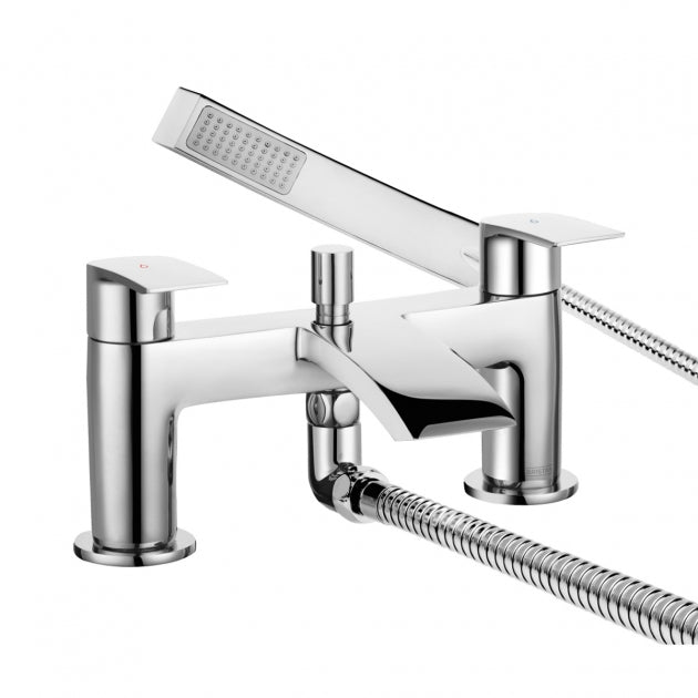 Bristan Gild Bath Shower Mixer Tap Pillar Mounted - Chrome - GLD2 BSM C - TAP 'N' SHOWER
