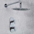 Bristan Hourglass Fixed Head Dual Concealed Mixer Shower - Chrome - HOURGLASS SHWR PK2