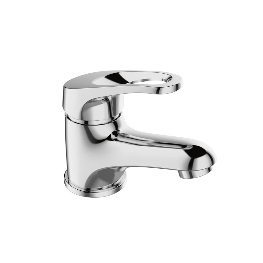 Bristan Iris Basin Mixer Tap with Waste - Chrome - IRS BAS C - TAP 'N' SHOWER