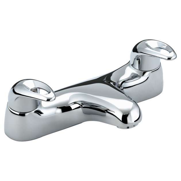 Bristan Java Manual Round Bath Filler Tap - Chrome Plated - J BF C