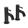 Bristan Mila Bath Pillar Taps - Black - MI 3/4 BLK - TAP 'N' SHOWER