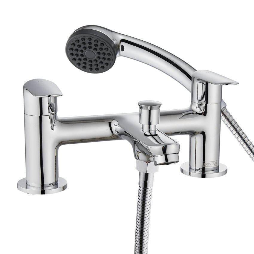 Bristan Opus Bath Shower Mixer Tap - Chrome - OPS BSM C - TAP 'N' SHOWER