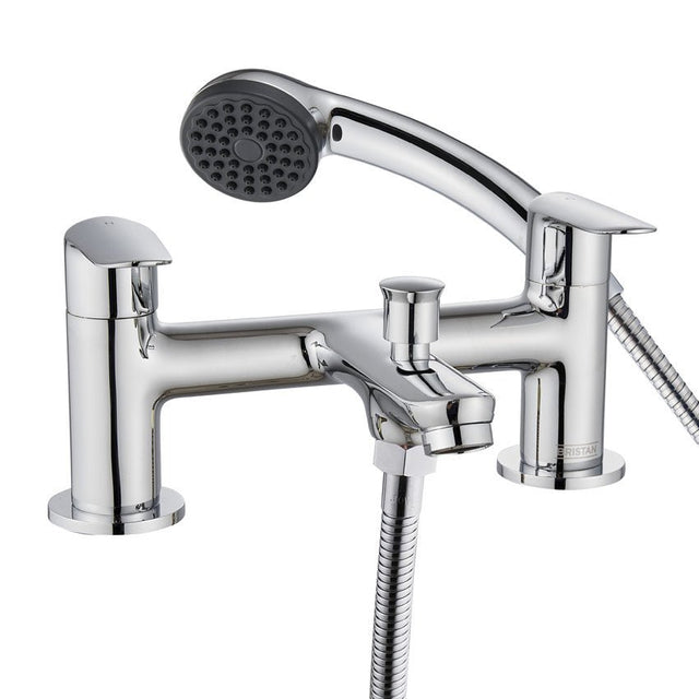 Bristan Opus Bath Shower Mixer Tap - Chrome - OPS BSM C - TAP 'N' SHOWER