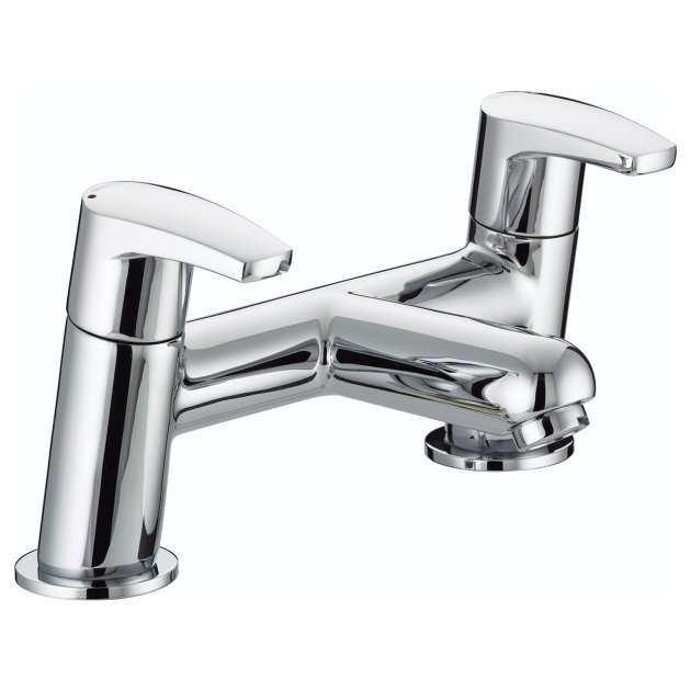 Bristan Orta Modern Round Bath Filler Tap - Chrome - OR BF C - TAP 'N' SHOWER