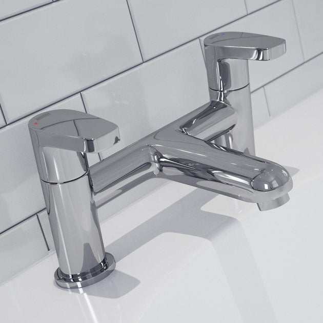 Bristan Orta Modern Round Bath Filler Tap - Chrome - OR BF C - TAP 'N' SHOWER