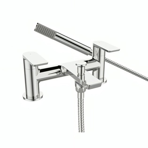 Bristan Polo Bath Shower Mixer Tap - Chrome - PO BSM C - TAP 'N' SHOWER
