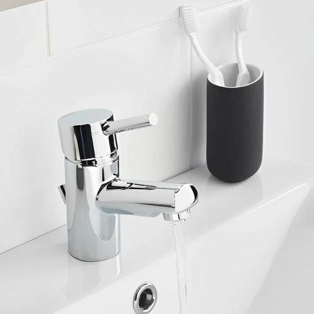 Bristan Prism Pop Up Waste Basin Mixer Tap - Chrome Plated - PM BAS C