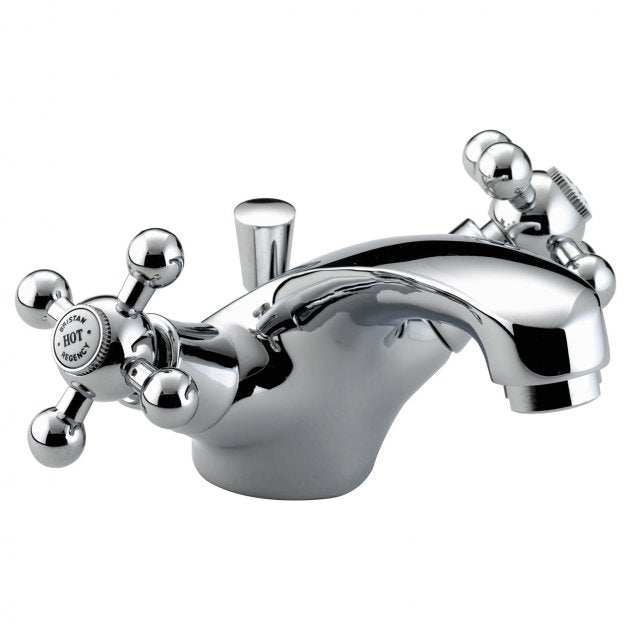 Bristan Regency Mono Pop Up Waste Basin Mixer Tap - Chrome - R BAS C - TAP 'N' SHOWER