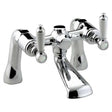 Bristan Renaissance Pillar Mounted Round Bath Filler Tap - Chrome - RS2 BF C