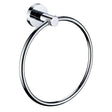 Bristan Modern Round Brass Towel Ring - Chrome - RD RING C